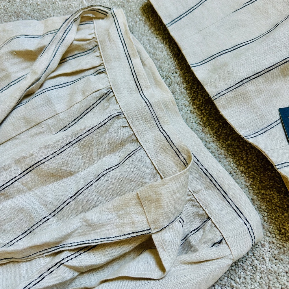 Reformation Linen Molto Two Piece Size XS NWT Positano - Picture 10 of 13